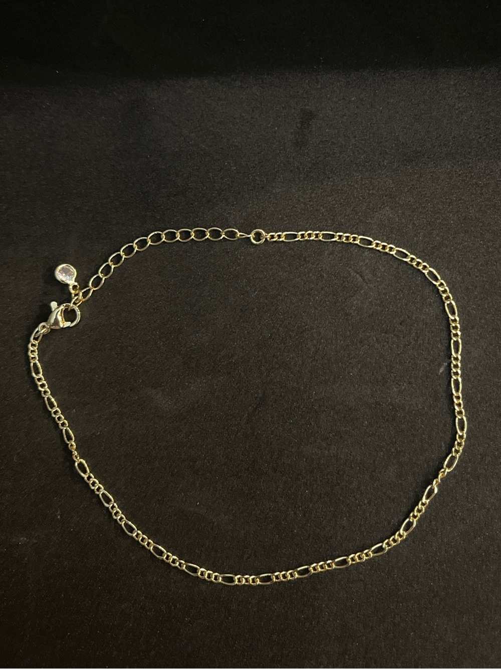 Gold Figaro Chain Anklet - Women's Jewelry